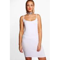 Neve Strappy Bodycon Dress - white