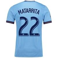New York City FC Authentic Home Shirt 2017-18 with Matarrita 22 printi, N/A