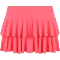 new ladies rara mini short skirt womens sizes 8 14 fluorescent pink