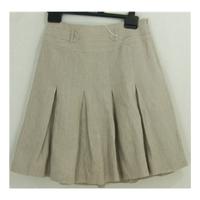 Next - Size 8 - Beige Stripe - Short skirt