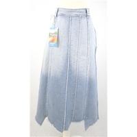 newstone style size 10 blue calf length skirt