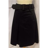 Next size: 18 black knee length skirt and belt