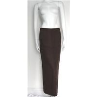 next size 10 brown suede style skirt next size 10 brown long skirt