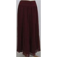 Next Size: 14 Deep Red Long Skirt