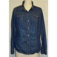 new look size 12 blue casual jacket coat