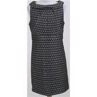 Next size S silver & black short evening dress