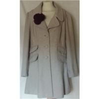 new look size 18 beige coat