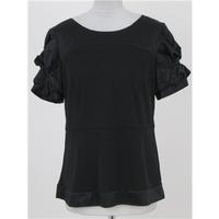 Next, size 16 black blouse