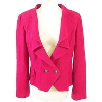 Next Red Smart Double Breasted Jacket Size 14