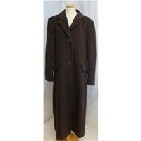 Next size 14 brown full length coat