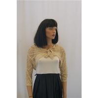 next size 14 beige bolero jacket