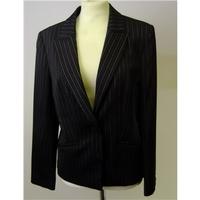 Next Petite - Size: 12 - Black pinstripe jacket