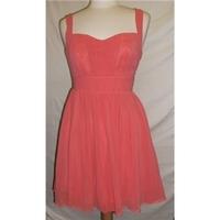 new look size 10 orange short dress