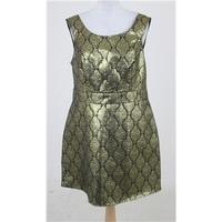 Next size 16 gold and black party dress