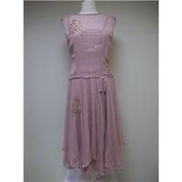 New Vintage by Oasis Pink Silk Evening Dress Oasis - Pink - Vintage