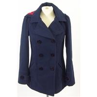 New Look Blue Double Breasted Smart jacket / coat Size 8