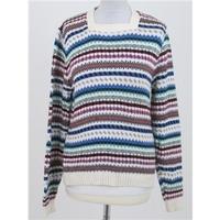 Next, size M blue, white and red mix pattenred jumper jumper