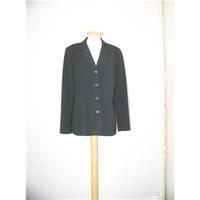 next size 14 black skirt suit