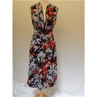 new look size 14 multi coloured sleeveless dress