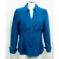 Next teal fitted blouse Size 16