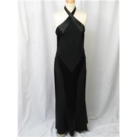 Next - Size: 10 - Black - Halter-neck long dress