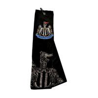 Newcastle United Tri-fold Golf Towel - Black/silver