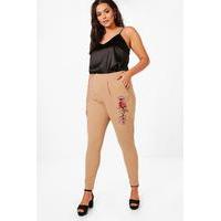 Neve Applique Detail Trouser - camel