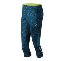 New Balance Printed Impact Capri - Womens - Castaway Multi/Galaxy