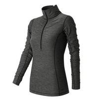 New Balance Impact Half Zip Jacket - Womens - Black Heather