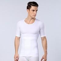 New Arrival Men\'s Sexy Slimming Body Shaper Belly Fitness Thermal Underwear men Sport Shirt Corset