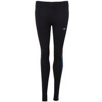 New Balance Womens Accelerate Printed Running Tight Leggings Black/Majestic Blue