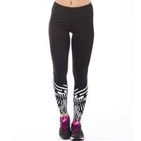 new balance womens fashion print running tight leggings blackwhite