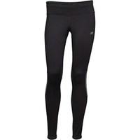 New Balance Womens Tech Stretch Fleece Thermal Running Tight Leggings Black