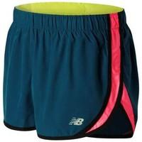 new balance accelerate 25 inch short womens shorts in blue