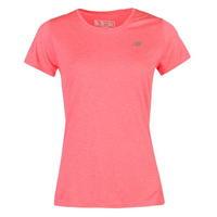 new balance balance heathered short sleeve t shirt ladies