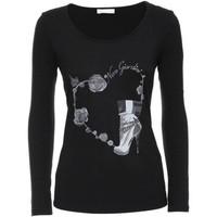 nero giardini a661360d t shirt women womens long sleeve t shirt in bla ...