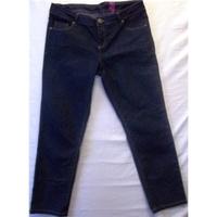 new look size 14 size 32 navy jeans