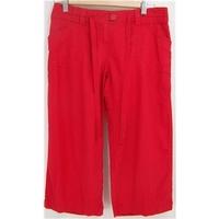 Next Petite - Size 6 - Red - Cropped trousers