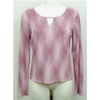 NEXT pink pleated jersey top Size 14