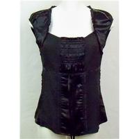 Next black sleeveless top Size 12