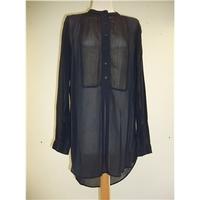 next size 14 black long sleeved top