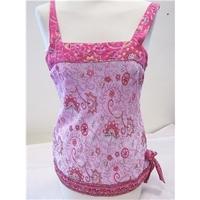 new look size 12 pink sleeveless top