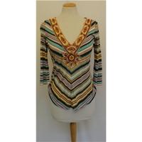 Next - Size: 6 - Multi-coloured - half sleeved beaded top