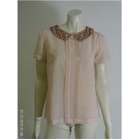 new look size 10 cream ivory blouse