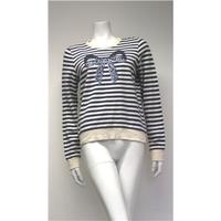 Next Size 16 Nautical Sequin Bow Top Next - Size: 16 - Blue - Sweater