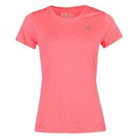 New Balance Balance Heathered Short Sleeve T Shirt Ladies