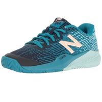 New Balance WC996 v3 Ladies Tennis Shoes - Green/Blue, 6.5 UK