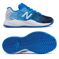 New Balance KC996 v3 Junior Tennis Shoes - Blue/White, 4 UK