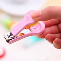 New Lovely Cartoon Nail Clippers Candy Color Nail Tool Random Delivery