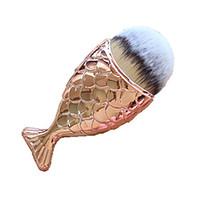 New Fashion Mermaid Makeup Brushes Powder Blush Foundation Cosmetic Tools Fish Brush YWS004